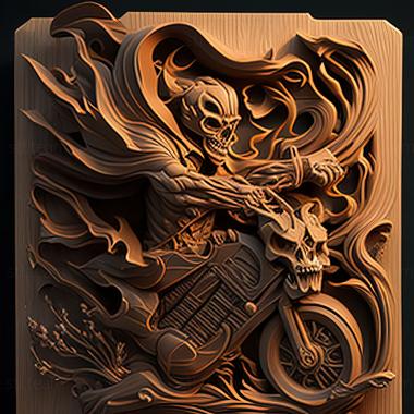 3D модель St ghost rider (STL)